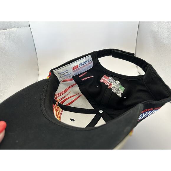NHRA John Force Castrol Racing Black Cap Flames Adjustable - Picture 5 of 6